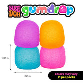 Nee Doh Gumdrop Textured Squishy Fidget Stress Ball (1pc) Assorted Colors Simple Nee Doh
